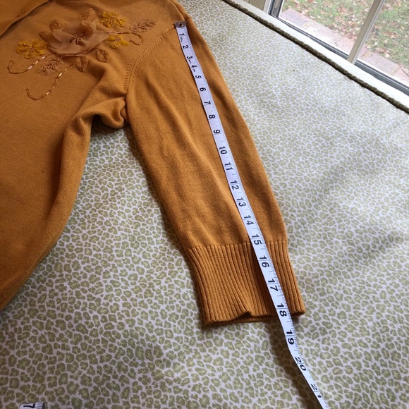 Christopher & Banks Gold Cardigan - Picture 8 of 8